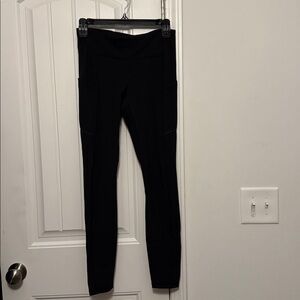 Lululemon Black High-Waisted Leggings. SPEED UP, 25 inches
